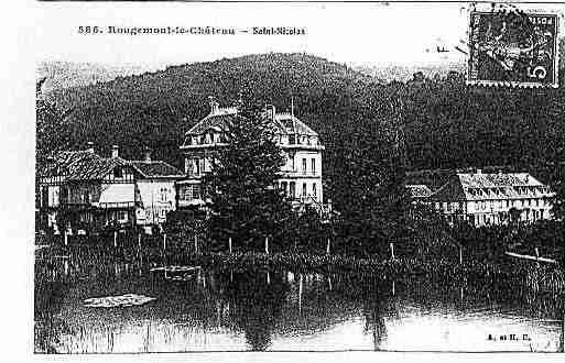 Ville de ROUGEMONTLECHATEAU Carte postale ancienne